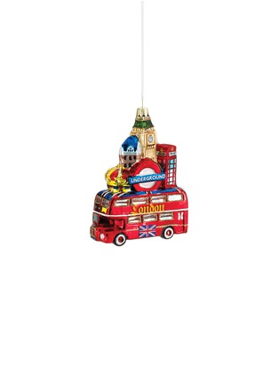 Main View - Click To Enlarge - KURT S ADLER - London City bus Christmas ornament