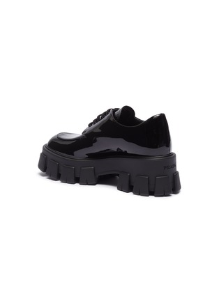  - PRADA - Chunky outsole patent leather Derbies