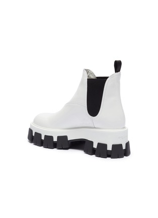  - PRADA - Chunky outsole patent leather Chelsea boots