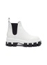 Main View - Click To Enlarge - PRADA - Chunky outsole patent leather Chelsea boots