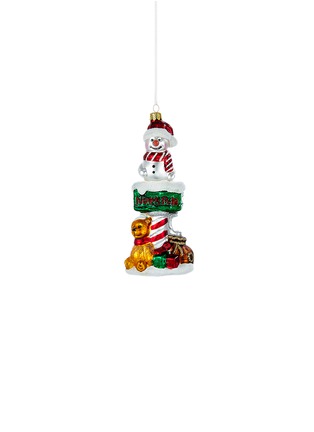 Main View - Click To Enlarge - KURT S ADLER - North Pole snowman Christmas ornament