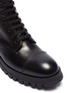 Detail View - Click To Enlarge - PRADA - Leather combat boots