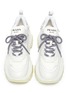 Detail View - Click To Enlarge - PRADA - Panelled leather chunky sneakers