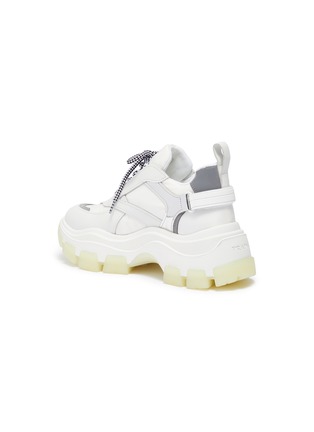  - PRADA - Panelled leather chunky sneakers
