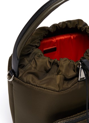 Detail View - Click To Enlarge - PRADA - 'Tessuto' bucket bag