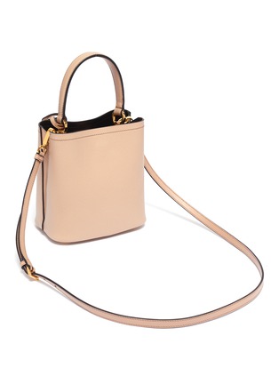 Detail View - Click To Enlarge - PRADA - 'Panier' small leather bucket bag