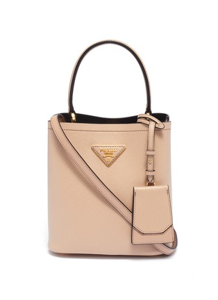 Main View - Click To Enlarge - PRADA - 'Panier' small leather bucket bag