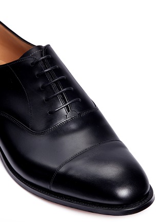 Detail View - Click To Enlarge - FOSTER & SON - 'Elgar' toe cap calfskin leather Oxfords