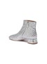  - MIU MIU - Strass heel coarse glitter ankle boots