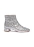 Main View - Click To Enlarge - MIU MIU - Strass heel coarse glitter ankle boots