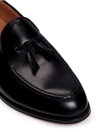 Detail View - Click To Enlarge - FOSTER & SON - 'Matisse' tassel leather loafers