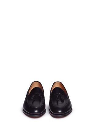 Front View - Click To Enlarge - FOSTER & SON - 'Matisse' tassel leather loafers