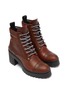 Detail View - Click To Enlarge - MIU MIU - Chunky outsole leather ankle boots