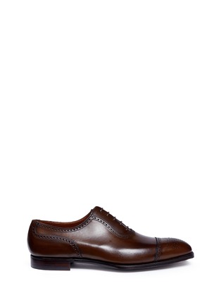 Main View - Click To Enlarge - FOSTER & SON - 'Kingsclere' leather brogue Oxfords