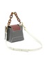 Detail View - Click To Enlarge - YUZEFI - 'Daria' colourblock leather bucket bag