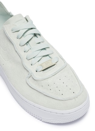 Detail View - Click To Enlarge - NIKE - 'Air Force 1 '07 Decon' suede sneakers