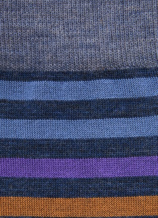 Detail View - Click To Enlarge - FALKE - 'Tinted Stripe' socks