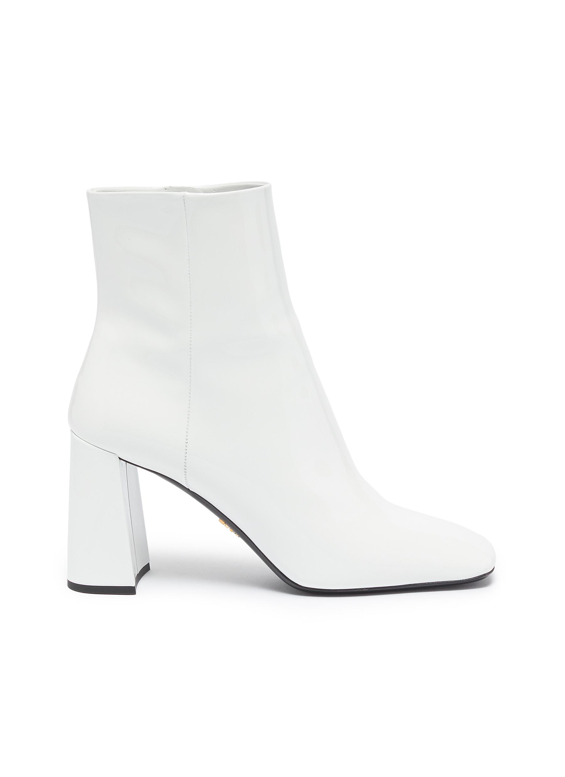 PRADA | Patent leather ankle boots 