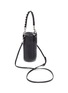 Detail View - Click To Enlarge - MIU MIU - Strass strap tassel leather bandoleer bag