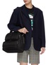 Front View - Click To Enlarge - PRADA - 'Tessuto' pocket tote bag