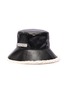 Main View - Click To Enlarge - CHARLOTTE SIMONE - 'Billie' faux leather bucket hat