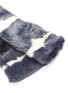 Detail View - Click To Enlarge - CHARLOTTE SIMONE - 'Clara' stripe faux fur scarf