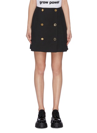 Main View - Click To Enlarge - STELLA MCCARTNEY - Double breasted skirt