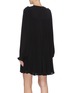 Back View - Click To Enlarge - STELLA MCCARTNEY - Pleated georgette dress
