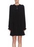 Main View - Click To Enlarge - STELLA MCCARTNEY - Pleated georgette dress