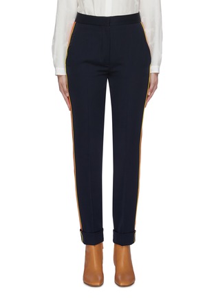 Main View - Click To Enlarge - STELLA MCCARTNEY - Stripe outseam suiting pants