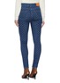 Back View - Click To Enlarge - STELLA MCCARTNEY - Monogram print skinny jeans