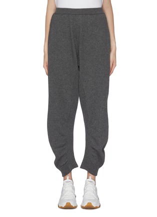 Main View - Click To Enlarge - STELLA MCCARTNEY - 'Soft Simple' asymmetric cuff knit pants