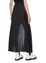 Back View - Click To Enlarge - STELLA MCCARTNEY - Asymmetrical pleated skirt