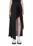Main View - Click To Enlarge - STELLA MCCARTNEY - Asymmetrical pleated skirt