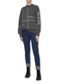 Figure View - Click To Enlarge - STELLA MCCARTNEY - 'All Together' slogan embroidered sweater