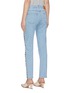 Back View - Click To Enlarge - STELLA MCCARTNEY - Logo stripe outseam jeans