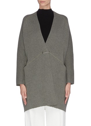 Main View - Click To Enlarge - OYUNA - 'Juni' cashmere wool blend open cardigan
