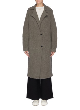 Main View - Click To Enlarge - OYUNA - Wool-cashmere bouclé coat