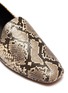 Detail View - Click To Enlarge - VINCE - 'Paz' snake embossed leather loafers