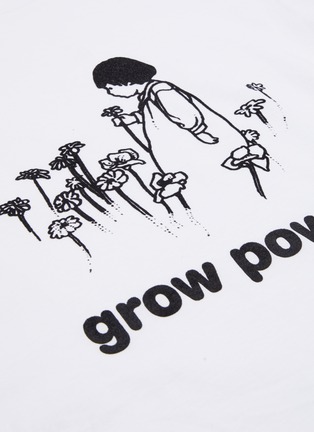  - STELLA MCCARTNEY - 'Grow Power' slogan graphic print T-shirt