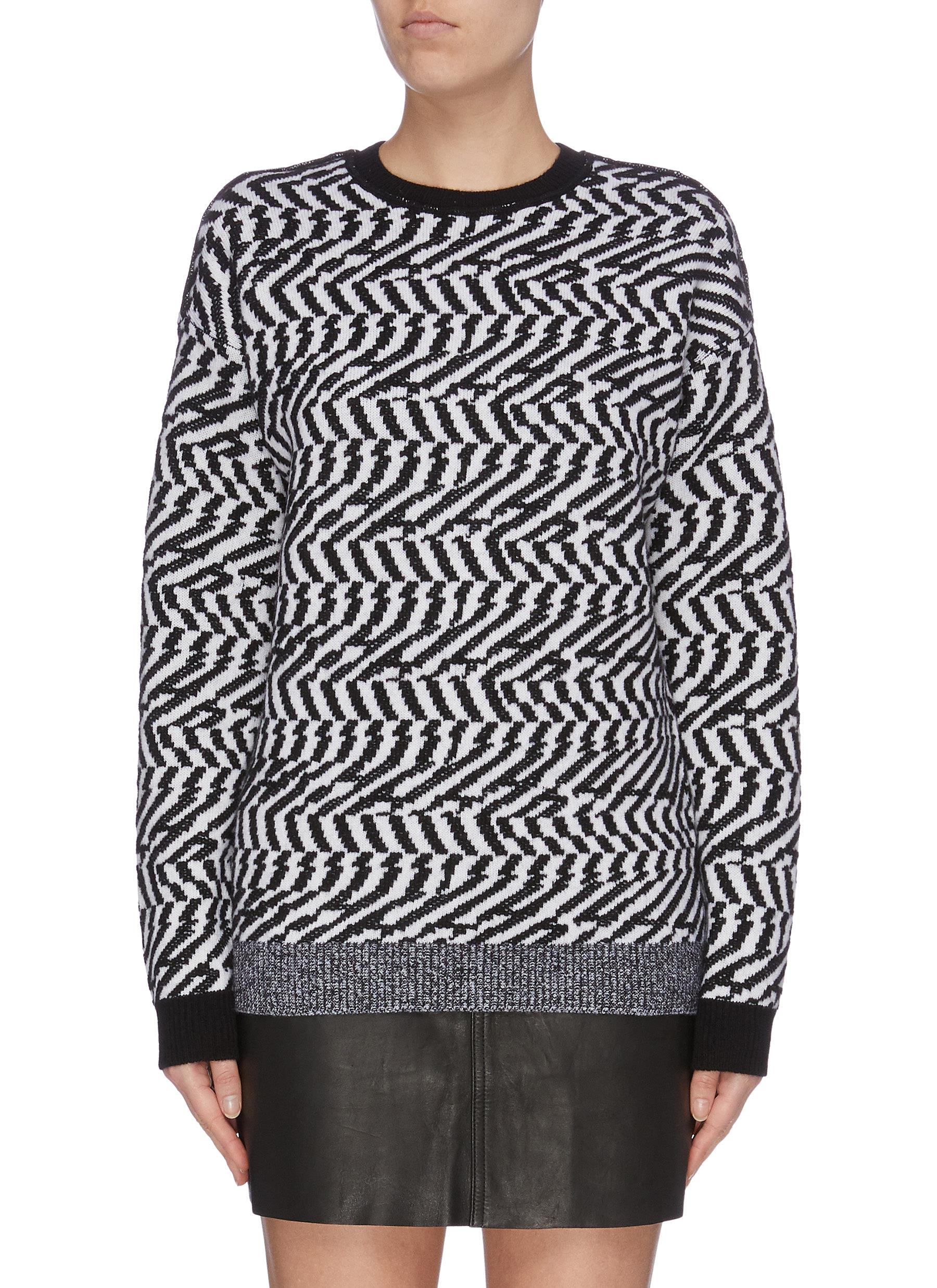 Variegated herringbone stripe sweater by Stella Mccartney | Coshio ...