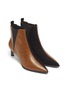 Detail View - Click To Enlarge - MERCEDES CASTILLO - 'Eletta' colourblock suede panel leather Chelsea boots