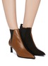 Figure View - Click To Enlarge - MERCEDES CASTILLO - 'Eletta' colourblock suede panel leather Chelsea boots