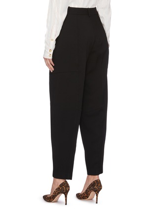 Back View - Click To Enlarge - VICTORIA BECKHAM - Panelled tapered suiting pants