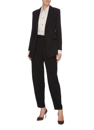 Figure View - Click To Enlarge - VICTORIA BECKHAM - Panelled tapered suiting pants