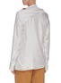 Back View - Click To Enlarge - VICTORIA BECKHAM - Asymmetric drape neck polka dot print blouse