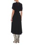 Back View - Click To Enlarge - VICTORIA BECKHAM - Batwing sleeves midi dress