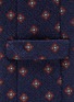 Detail View - Click To Enlarge - STEFANOBIGI MILANO - 'Taro' geometric floral jacquard silk tie