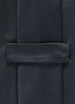 Detail View - Click To Enlarge - STEFANOBIGI MILANO - 'Senna' silk repp tie