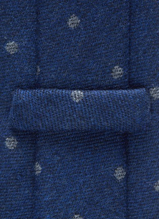 Detail View - Click To Enlarge - STEFANOBIGI MILANO - 'Cuba' polka dot jacquard wool tie